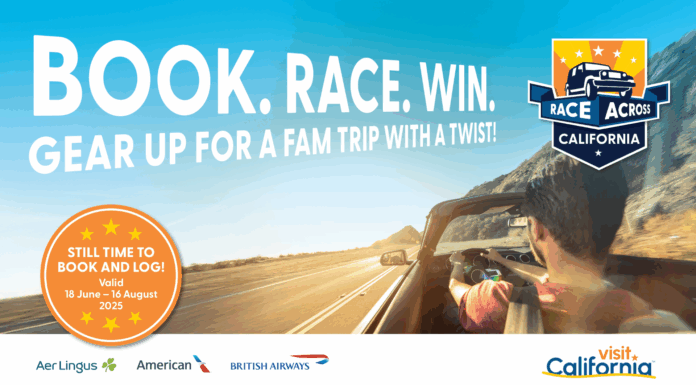 Visit California Launches Interactive FAM Concept ‘Race Across California’