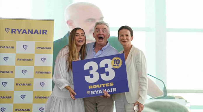 Ryanair to Open New Tirana, Albania, Base for Summer 2026