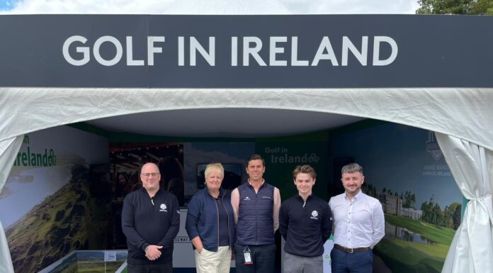 Tourism Ireland Swings Into Action Promoting Golf Tourism at British Masters at The Belfry