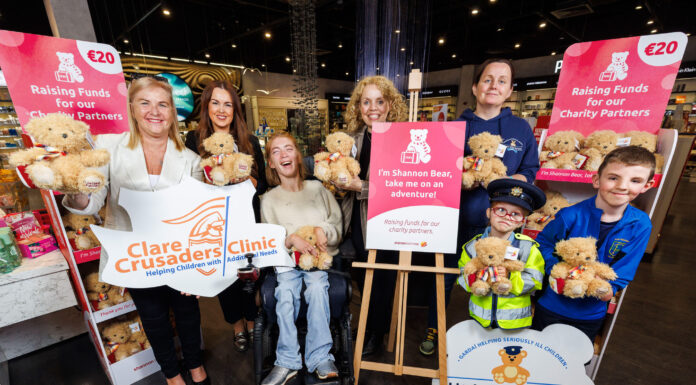 Shannon Bear Lands at Shannon Airport to Support Children’s Charities