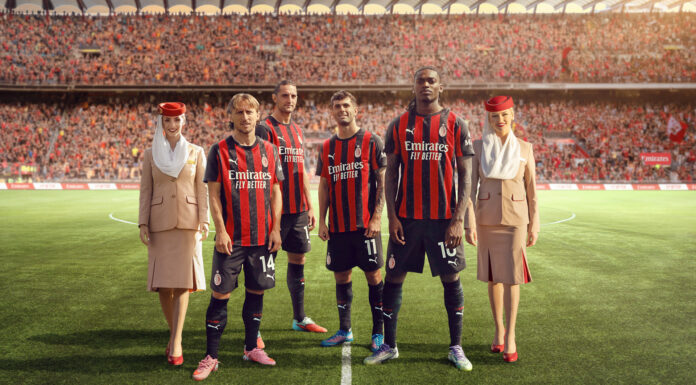Emirates Extends Sponsorship of Italian Football Giants AC Milan