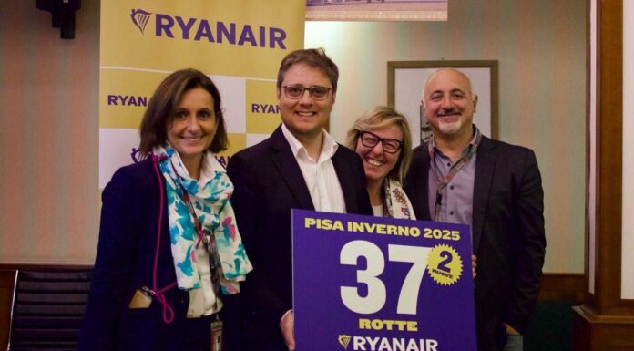 Ryanair Increases Weekly Frequency on Pisa to Dublin Route