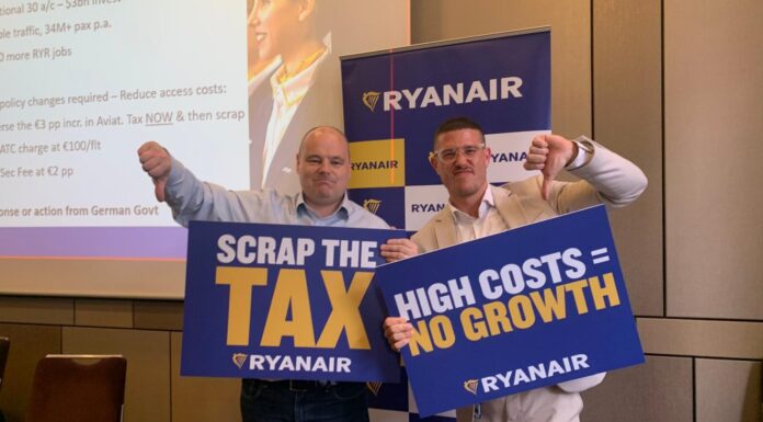 Ryanair Cuts 800,000 Seats and 24 Routes from Germany Operations