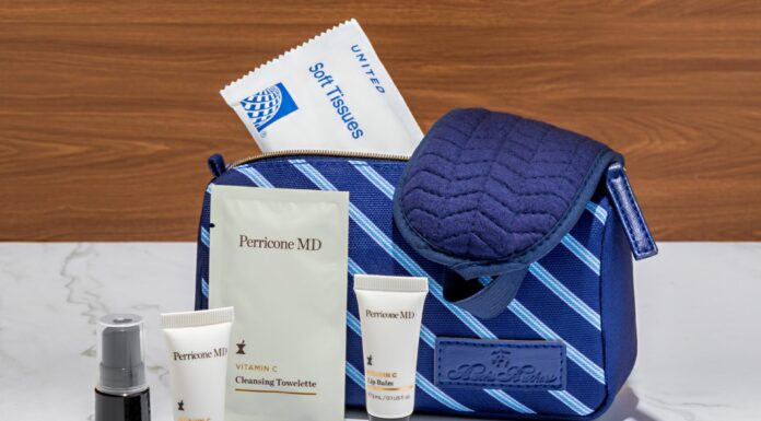 United Airlines Reveals Limited-Edition Brooks Brothers Business Class Amenity Kits