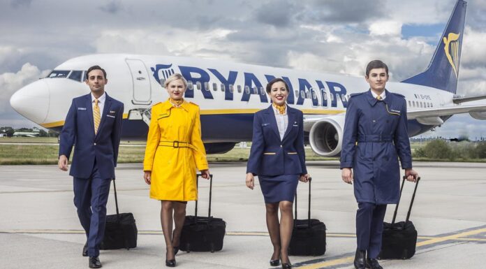 Ryanair Announces 100 New Cabin Crew Jobs for Dublin Base
