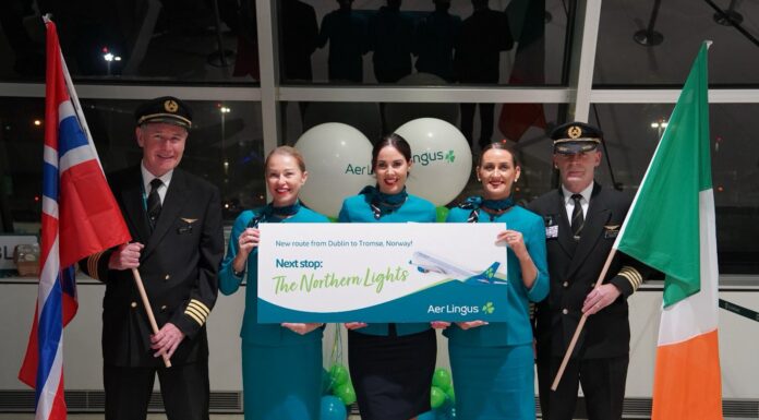 Aer Lingus Formally Begins Inaugural Dublin-Tromsø Service