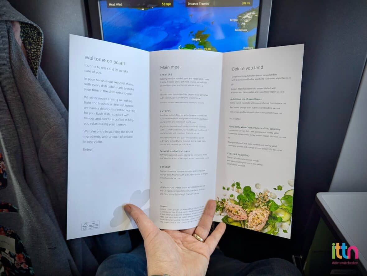 Eastbound Aer Lingus to Cancun